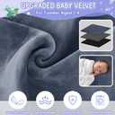 Gocozy Toddler Airplane Bed, Travel Essentials for Kids, Soft Toddler Airplane Travel Essentials with Sticker Book, Grey