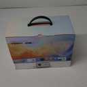 E1 Pro Netflix-Certified Smart Projector, 550 ANSI Lumens, WiFi Bluetooth, Auto Focus & Keystone, Native 1080P & 4K Support, Full-Sealed Optical Engine, Portable Home Theater for Indoor/Outdoor (Gold White)