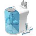 NASALFRESH MD - Dual Powered Nasal Irrigation System Nasal Rinse and Wash - Sinus Decongestant Relief System w/ 30 Saline Packets - Rechargeable - 1 Set of Nose Pillows - Snoring Remedy