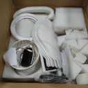 32 Inch Modern Ceiling Fans with Lights, Small Flush Mount Ceiling Fan with Light