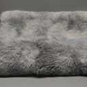 AROGAN 2x6 Feet Soft Runner Rugs for Bedroom Plush Fluffy Rug, Shag Furry Area Rug Carpet Non Shedding for Nursery Children Kids Girls Room Home Hallways Decorative, Grey and White
