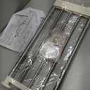 Hershii Tension Shelf Expandable Rod Closet System Heavy Duty Clothes Hanger Adjustable DIY Storage Organizer Shoe Rack (60-100cm/23.62-39.37inches, Ivory)