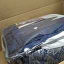 Madison Park Jacquard King Comforter Set with Cotton Sheets, Navy, 12pc