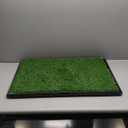 Dog Grass Pet Loo Indoor/Outdoor Portable Potty, Dog Litter Box, Artificial Grass Patch Bathroom Mat and Washable Pee Pad for Puppy Training, Full System with Trays (Pet Training Tray, 20"x30")