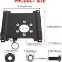 Passenger Seat Swivel Base Compatible with Ford Econoline E150 E250 E350 E450 1997-2025 360 Rotation Heavy Duty Rust Proof Seat Swivel Base Mount Plate