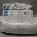 downluxe Goose Down Feather Pillow - Luxury Gusseted Bed Pillows for Sleeping - Premium Cooling Bamboo Shell, Down Pillow Queen Size Set of 2, 18"x26"x2"