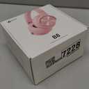 Picun B8 Headphones Wireless Bluetooth, 120H Bluetooth Headphone Over Ear with 3EQ Music Modes, Hands-Free Calls, Deep Bass Headphones for Travel Home Office Cellphone PC (Pink)