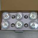 Vinaco MR16 Halogen Bulb 50W 12V, 10 Pack MR16 Bulb Dimmable, Long Lasting MR16 12V 50W Halogen, 2800K Warm White 50 W 12Volt Bulb with GU5.3 Base, for Landscape, Track Lights, and Fiber Optics