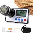 Grain Moisture Meter High Precision Grain Moisture Tester with Temperature Compensation Portable Seed Moisture Meter for 22 Grains including Wheat, Soybean, Coffee and More