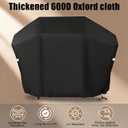 QuliMetal 63 Inch Grill Cover for Weber Genesis 300 Series and New 2022 Genesis 300 Grill, Heavy Duty Waterproof Fade Resistant Outdoor BBQ Grill Cover with Elastic Drawstrings, Compared to Weber 7757