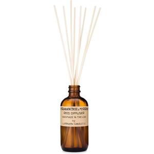 Frankincense & Myrrh Reed Diffuser Set | Handmade in The USA by American Workers | Lasts for 2-3 Months |