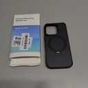 Designed for iPhone 16 Pro Case with 360 Magnetic Stand, Carbon Fiber Phone Case [Compatible with Magsafe] [15FT Military Protection] with Stand Ring 6.3'', Black