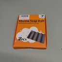 Silicone Soap Dish,Self Draining Soap Holder Perfect for Shower,Bathroom Sink,Kitchen Sink & Travel,Non-Slip Bar Soap Holder Extend Soap Life,Keep Soap Bars Dry & Easy Cleaning Black-2Pcs