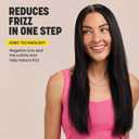 Drybar The Brush Crush Heated Straightening Brush – Hair Dryer Straightener for Smooth, Frizz-Free Hair – Salon-Quality Blowout