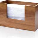 Acacia Wood Paper Towel Dispenser, Wooden Napkin Holder, Paper Towel Holder for Bathroom, Kithchen, and Office, Multifold C-Fold, Z-Fold, Trifold Paper Hand Towel Dispenser
