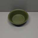 Ceramic 8.7inch Dog Bowl for Large Dogs, Basic 4 Cup Food or 37oz Water Bowl for Replacement, Wide Opening Rounded Edge(Single Bowls, Olive Green)