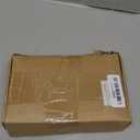 8 Pack - 6 inch Black Hidden L Shelf Bracket (1/5 Inch Thicked) Iron Floating Shelf Brackets Rustic Industrial Metal Brackets for Shelf Support