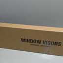Window Visors Rain Guards for 2024 2025 2026 Toyota Tacoma Double/Crew Cab | Out-Channel Window Vent Wind Deflectors Visors Shades Protectors for 24 25 26 Toyota Tacoma Full-Size Cab