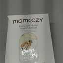 Momcozy Muslin Mini Crib Sheets Fitted - 38''x26'' Pack and Play Sheets for Pack N Play Mattress, 2 Pack Soft & Breathable Natural Cotton Non Slip Bed Cover for Boys, Girls, Bravery Giraffe
