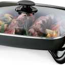 Presto 06852 16-Inch Electric Skillet with Glass Cover
Cookware, Covered Skillets, Electric Skillets