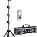 DJ Lights with Stand, 5in1 DJ Light Kit for Party Wedding Stage