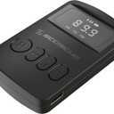 Scosche BTTRFM-SP1 Portable Bluetooth Transmitter/Receiver, FM Transmitter and Wireless Audio Receiver for TV, Headphones, Home/Car Stereo, Airplane Entertainment and more, up to 7 Hour Battery Life (Black)