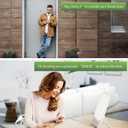 Smart Door Lock, Heavy Duty 5 in 1 Keyless Entry Door Lock, Full App Control Digital Keypad Lock, Reversible Handle with Fingerprints and Passcodes for Family/Office/Apartment (Satin Nickel)