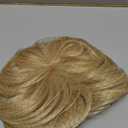 Short Pixie Cut Hair Topper Pieces for Women with Thinning Hair, Soft, Lightweight, and Easy to Apply for a Chic Look, Perfect for Daily Use & Styling (Golden Blonde)