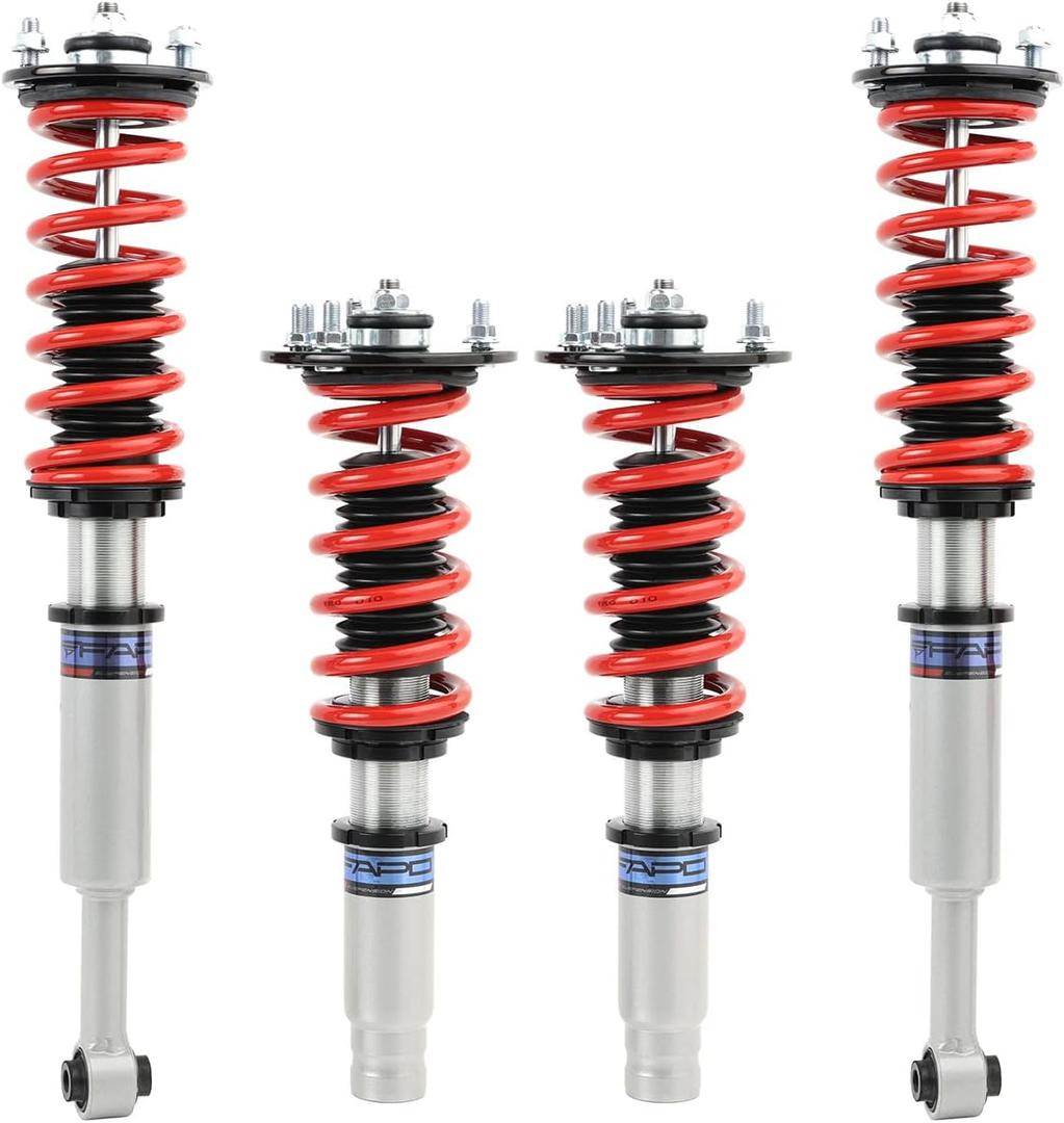 FAPO Coilover for Honda Accord 2003-2007 CM, for Acura TSX 2004-2008 CL9 Adjustable Height Mono-Tube Shock Suspension Strut Lowering Kits