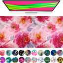 French KOKO Large Mouse Pad Desk Mat 15" x 30"  Extended Floral Desk Protector for Keyboard & Mouse  Non-Slip Waterproof Cute Office Pad Aesthetic Workstation Mat (Call Me Pretty)