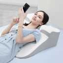 LiebKomfon Bed Wedge Pillow for Sleep Apnea, Acid Reflux & Snoring Relief
