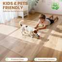 Royhom Clear Runner Rug for Hallway, 2'x10' Waterproof Plastic Floor Mat, Non Slip Kitchen Mat for Floor, Indoor Outdoor Entryway Vinyl Rug for Laundry, Bedroom, Living Room, Easy to Clean