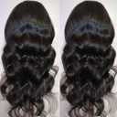 Body Wave Lace Front Wigs for Black Women, Long Glueless Lace Front Wig with Pre Plucked Natrural Hairline and Baby Hair for Women (Body Wave Wigs 26")