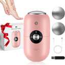 Electric Foot Callus Remover Tool: Rechargeable Foot File Callus Remover for Women Men, Professional Electronic Feet Grider for Cracked Dead Skin Home Salon (Pink)