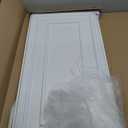 Art3d Drop Ceiling Tiles, 24x48in. White (12-Pack), Polyvinyl Chloride (PVC), Glue Down