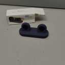 Delidigi Dual Charger Stand Holder Compatible with Apple Watch Ultra 3/2/1, SE 3/2/1, Series 11 10 9 8 7 6 5 4 3 2 1 (49/46/45/44/42/41/40/38mm) Silicone Double iWatch Charging Stand (Midnight Blue)