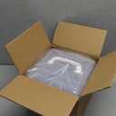 Photo Organizers and Storage 5x7 with Handle, 6 Inner Plastic Photo Storage Box, Dustproof Picture Containers for Index Cards, Stamps, Crafts, Seeds, Sticker Storage (Transparent)