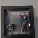 4Pcs 1:64 Scale Tiny People Resin Policeman Figurines Fairy Garden Desktop Ornament Layout S Scale DIY Projects Miniature Dioramas Decor