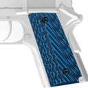 Guuun G10 Grips for Subcompact Para Ordnance 1911 Carry 9 C6 LDA - Diamond Cut Texture - 4 Color Options (Blue/Black)