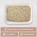 Disposable Cat Litter Box, Sturdy and Durable, Extra Thick, Large Size - 16.2"x12.6"x3.9", Water Resistant and Sustainable, Disposable Litter Boxes for Cats (White, 3-Pack)