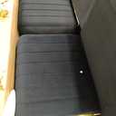 81" W Tufted Velvet Couch,Modern Velvet Sofa with Round Handrails and Metal Ball Legs for Living Room,Office,Apartmen (Black)