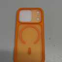SUPFINE Magnetic for iPhone 17 Pro Case (Compatible with MagSafe)(Military Grade Drop Protection)(Camera Protection) Translucent Matte Shockproof Phone Cover,Starry Orange