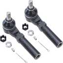 Detroit Axle - Front Tie Rods for Subaru Outback Forester Impreza Legacy B9 Tribeca Baja Tribeca WRX XV Crosstrek, 2 Outer Tie Rod Ends Replacement