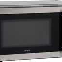 Avanti Microwave Oven 700-Watts Compact with 6 Pre Cooking Settings, Speed Defrost, Electronic Control Panel and Glass Turntable, 0.7-Cu.Ft., Metallic