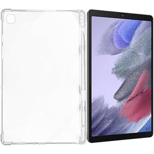 Clear TPU Shockproof Case with Pen Slot for Samsung Galaxy Tab A 8.0 SM-T290 SM-T295 8",Lightweight Transparent Silicone Flexible Soft Back Cover Pencil Holder(for Tab A 8.0 2019 SM-T290 T295)
