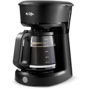 Mr. Coffee Easy On/Off 12-Cup Coffee Maker Switch Pour Grab-a-Cup Auto Pause Black