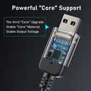 Radar Detector Cable, USB to RJ11 Plug Radar Detectors Charging Kit,for Escort Passport 7500 9500i Max360 Unide R4 DFR8 Beltronics Cob'r'a DualPro 360 Radenso XP etc Radar Detector(RJ11-3.3FT)