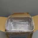 12 Pack Clear Plastic Storage Bins, Acrylic Organizer and Containers with Handle for Pantry, Cabinet, Closet, Refrigerator, Freezer, Bathroom, Kitchen Under Sink Storage