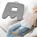 Tailbone Pain Relief Cushion - Orthopedic Coccyx Pillow for Bed Sores, Hemorrhoids & Recovery | Breathable Seat Pad for Office Chair, Car & Wheelchair (Gray)