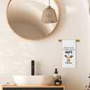 Nan Grandma Mother's Day Birthday Gifts Kitchen Towels, Grandma Gifts from Grandkids Dishcloths Dish Tea Towel, Everything is Sweeter in Nan's Kitchen Decorative Hand Towels 16x24 Inches